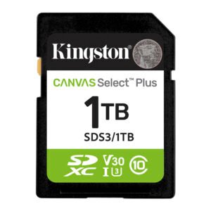 Tarjeta de Memoria SD Kingston Canvas Select Plus C10 1TB-SDS3 1TB