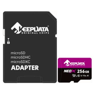 Tarjeta de Memoria MICRO SD Keepdata Neox C10 Xc I U3 V30 A1 256GB-KDMSDC10U3V30A1 256G