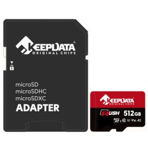 Tarjeta de Memoria MICRO SD Keepdata Rush C10 U3 V30 A2 256GB-KDMSDC10U3V30A2 256G