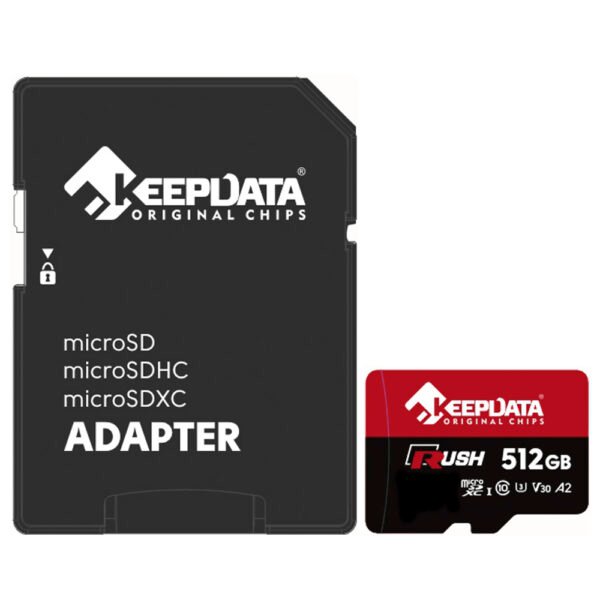 Tarjeta de Memoria MICRO SD Keepdata Rush C10 U3 V30 A2 256GB-KDMSDC10U3V30A2 256G