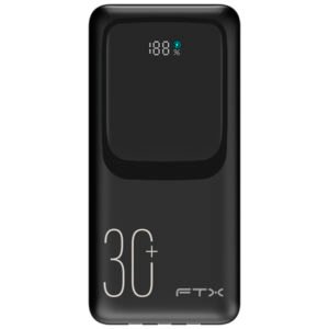 Cargador Portátil Ftx PB-30LCD-BK 30000MAH USB USB-C 22.5W-NEGRO