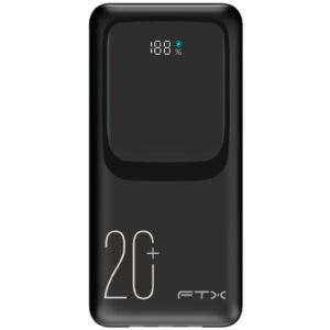 Cargador Portátil Ftx PB-20LCD-BK 20000MAH USB USB-C 22.5W-NEGRO