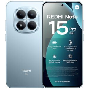 Celular Xiaomi Redmi Note 15 Pro 5G 8GB de RAM / 512GB / Pantalla 6.83" / Dual SIM 5G-GLACIER Azul (Global)