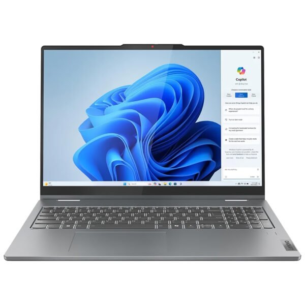 Notebook Lenovo IdeaPad 5 2-EN-1 16AHP9 AMD Ryzen 7 8845HS Pantalla Touch WUXGA 16.0" 16GB RAM 1Tb SSD Windows 11 Home - Luna Gris (Inglés) (83DS0056US)