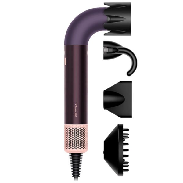 Secador de Cabello Ftx Supersonic X 1700W 220V-GRIS Morado