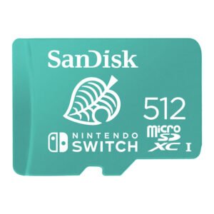 Tarjeta de Memoria MICRO SD Sandisk Nintendo Switch 512GB-SDSQXAO-512G-GNCZN