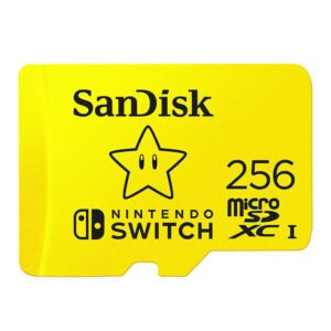 Tarjeta de Memoria MICRO SD Sandisk Nintendo Switch Super Mario 256GB-SDSQXAO-256G-GNCZN