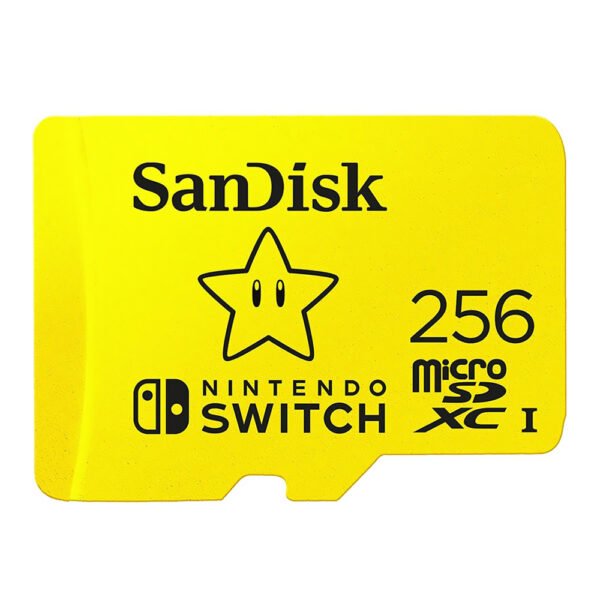 Tarjeta de Memoria MICRO SD Sandisk Nintendo Switch Super Mario 256GB-SDSQXAO-256G-GNCZN