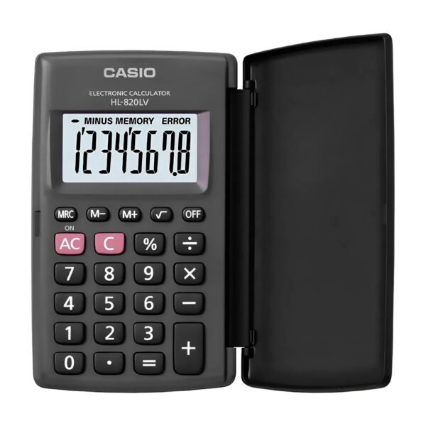 Calculadora Casio HL-820LV 8 Digitos - Negro