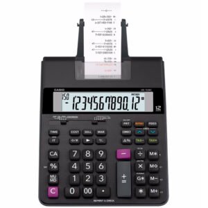 Calculadora con Bobina Casio HR-150RC 12 Digitos - Negro