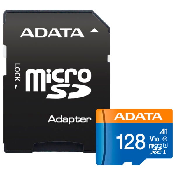 Tarjeta de Memoria MICRO SD Adata 128GB Clase 10-AUSDX128GUICL10A1-RA1