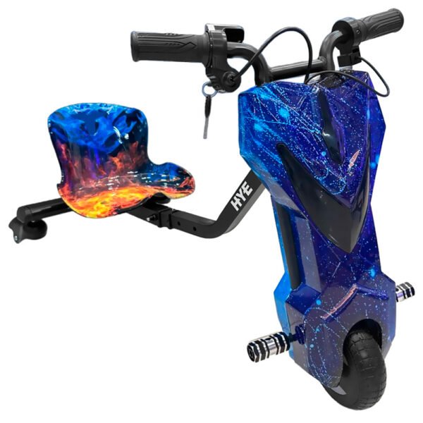 Triciclo Eléctrico Hye TR01 Bluetooth Speaker LED 6.5"-Blue Orange