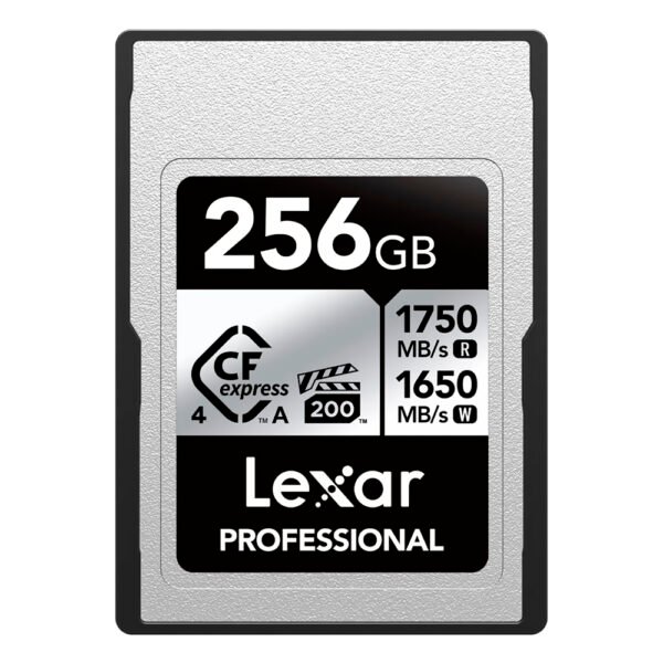 Tarjeta de Memoria Cf Express Lexar Professional Type A Silver Series 256GB-LCAEXS4256G-RNENG