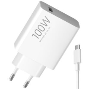 Cargador Enchufe Xiaomi MDY-19-ER USB 100W-BLANCO + Cable USB-C USB