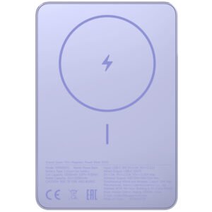 Cargador Portátil Xiaomi Super Slim Magnetic WPB0507S 5000MAH USB-C-Morado (BHR08PNGL)