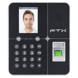 Lector Biométrico de Tiempo Y Asistencia Ftx FBM-01 Facial - Negro