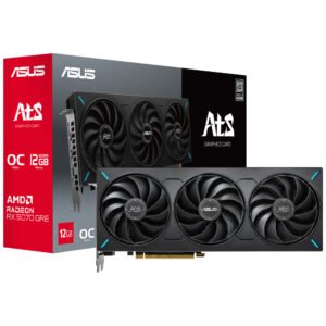 Tarjeta Gráfica 12 GB ASUS Radeon RX 9070GRE Ats OC Gtiii 2880 MHZ 192-BIT GDDR6 / HDMI / DISPLAYPORT Ats-RX 9070GRE-O12G 90YV0MW0-M0NA00