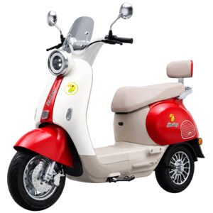 Moto Eléctrica Blulory Q6 Miyang E-Motorcycle - Rojo Beige