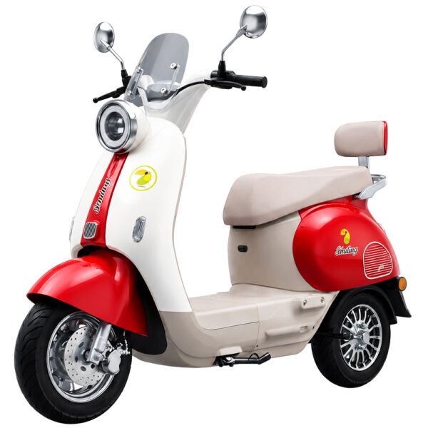 Moto Eléctrica Blulory Q6 Miyang E-Motorcycle - Rojo Beige