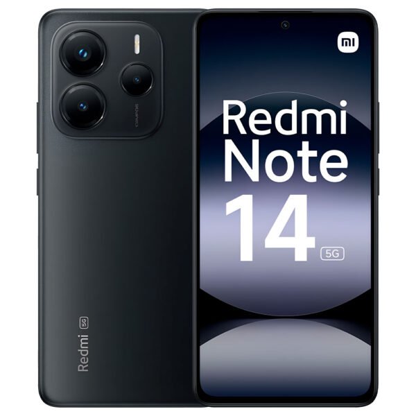 Celular Xiaomi Redmi Note 14 5G 8GB de RAM / 256GB / Pantalla 6.67" / Dual SIM 5G-MIDNIGHT Negro (Global)