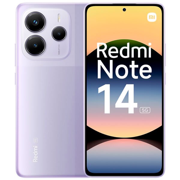 Celular Xiaomi Redmi Note 14 5G 8GB de RAM / 256GB / Pantalla 6.67" / Dual SIM 5G-LAVENDER Morado (Global)