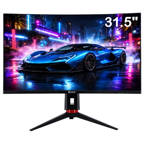 Monitor Gamer Teros TE-3219G 31.5" Full HD Curvo VA 240HZ 1MS-NEGRO