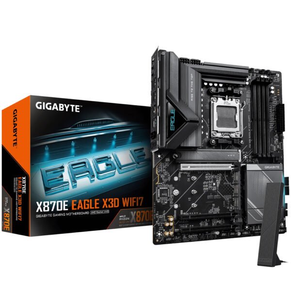 Placa Madre GIGABYTE X870E Eagle X3D WI-FI 7 Socket AM5 DDR5