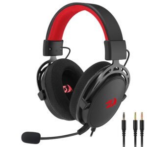 Auricular C Micrófono. Redragon H541 Cragblade Gaming Usb+3.5Mm Negro Rojo