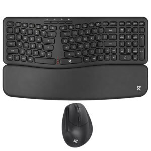 Teclado+mouse Wireless REDRAGON Bs-7162MAX Ergonomic Ingles Negro