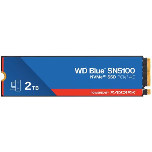 SSD M.2 2TB WESTERN Blue SN5100 2280 NVME PCIE 4.0-WDS200T5B0E 7100/6700 MB/S