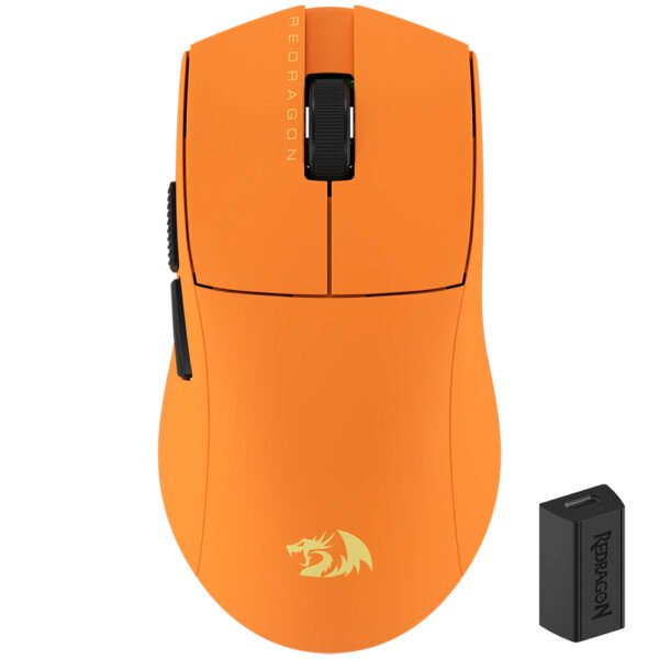 Mouse Gamer Wireless Redragon M916OB-ULT K1NG ULTRA Bluetooth 30000DPI Naranja