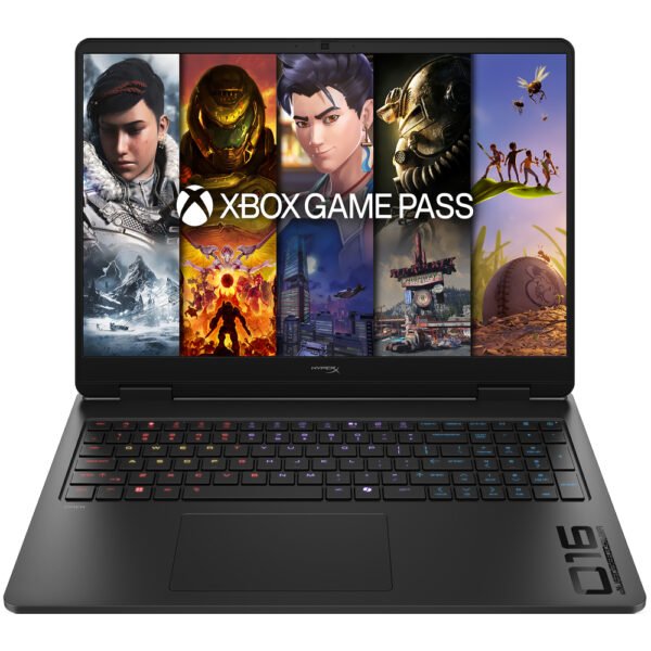 Notebook Gamer HP Omen 16-AP1003DX AMD Ryzen 7 8745HX Pantalla OLED Uwva 16.0" 16GB RAM 512GB SSD Windows 11 Home GeForce RTX5060 8GB-NEGRO (Inglés)