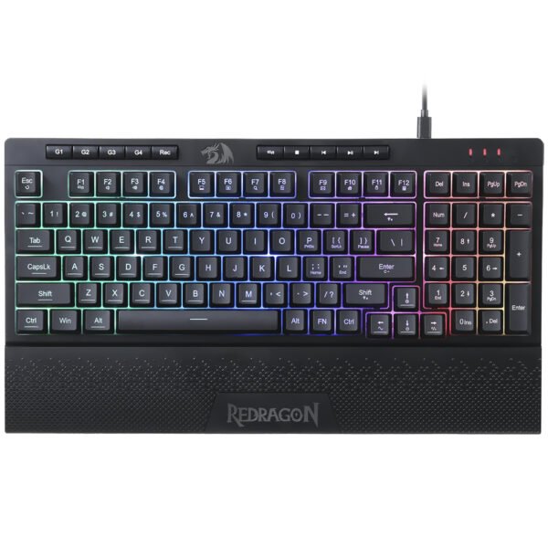Teclado Gamer REDRAGON K515-RGB Shiva 98 Ingles Negro