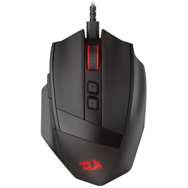 Mouse Gamer Redragon M923 Stealth USB / RGB-Negro