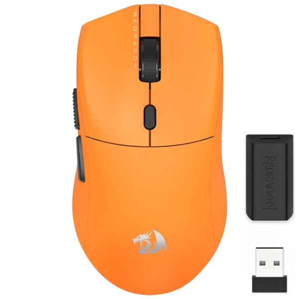 Mouse Gamer Redragon M919OB-ULT Sparda Wireless / Bluetooth - Naranja
