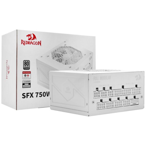 Fuente de Alimentación Redragon GC PS015W 750W SFX Modular 80 Plus Platinum Blanco