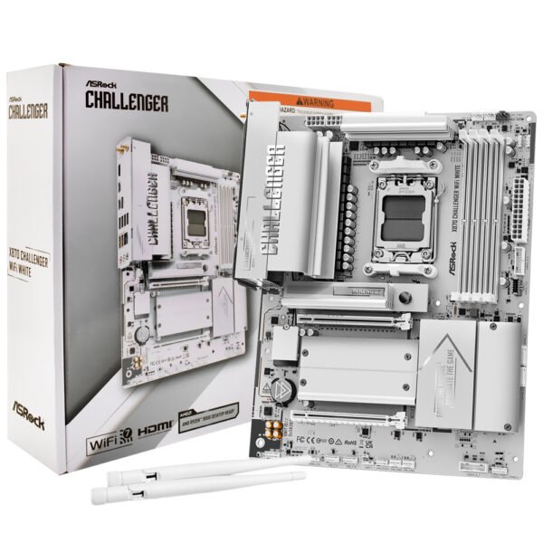 Placa Madre ASROCK X870 Challenger WI-FI White Socket AM5 DDR5