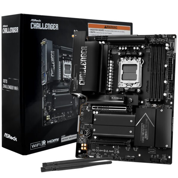 Placa Madre ASROCK X870 Challenger WI-FI Socket AM5 DDR5