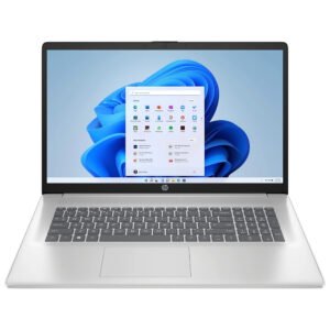 Notebook HP 17-CP3005DX AMD Ryzen 5 7430U Pantalla Full HD 17.3" 8GB RAM 512GB SSD Windows 11-PLATA (Inglés)