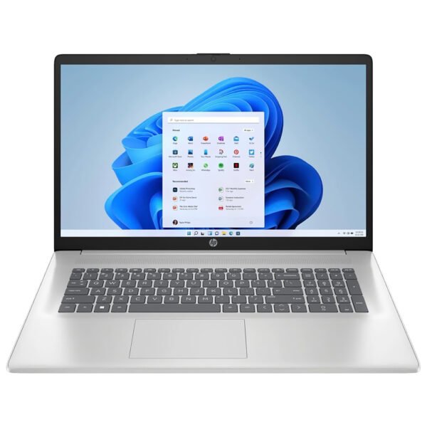 Notebook HP 17-CP3005DX AMD Ryzen 5 7430U Pantalla Full HD 17.3" 8GB RAM 512GB SSD Windows 11-PLATA (Inglés)