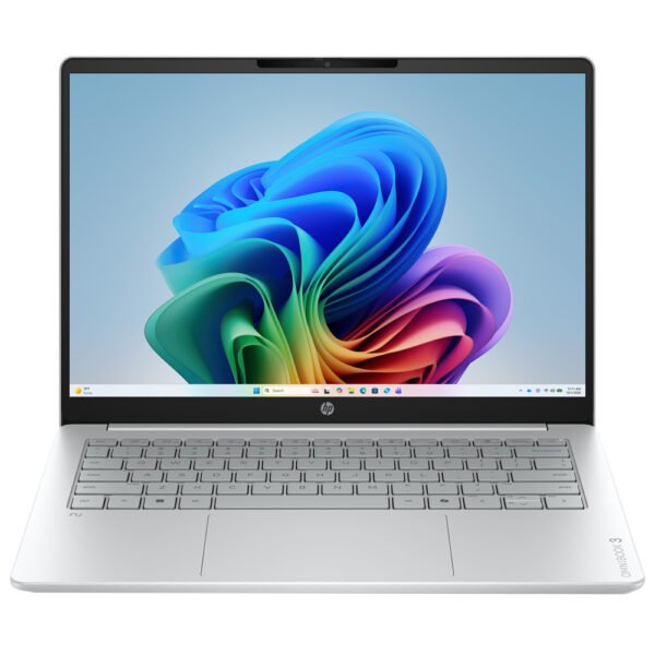 Notebook HP Omnibook 3 AI 14-HZ0005DX Snapdragon X X1-26-100 Pantalla Touch 2K 14.0" 16GB RAM 512GB SSD Windows 11-PLATA (Inglés)