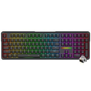 Teclado Gamer Mecánico REDRAGON K745-RGB Antonium 108 USB RGB Inglés-Negro