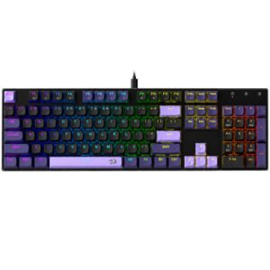 Teclado Gamer Magnético REDRAGON K556BP-RGB-M Dharma USB RGB Inglés-Morado