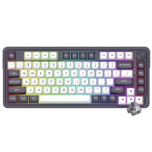 Teclado Gamer Mecánico REDRAGON K715 Finke Wireless Inglés-Negro Blanco