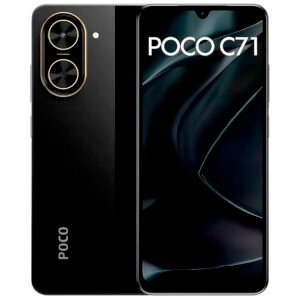 Celular Xiaomi POCO C71 4GB de RAM / 64GB / Pantalla 6.88" / Dual SIM LTE-Negro (Global)