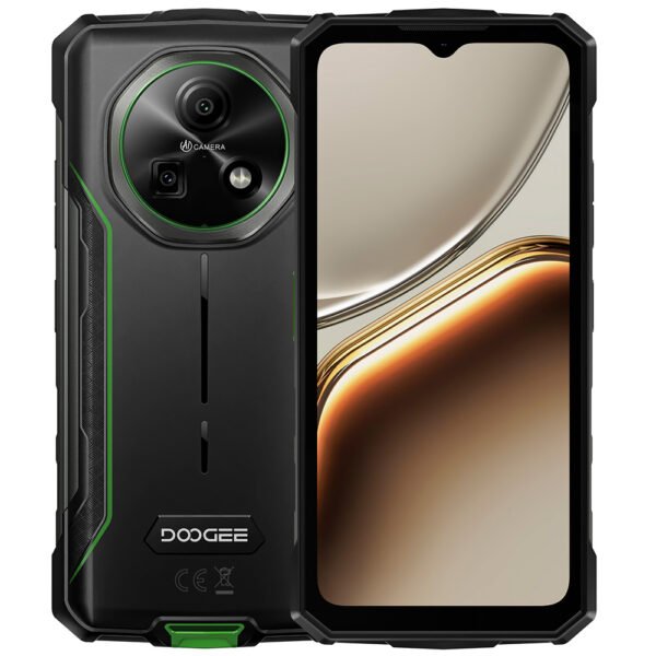 Celular Doogee Fire 7 6GB de RAM / 128GB / Pantalla 6.6" / Dual SIM LTE-Forest Verde (Global)