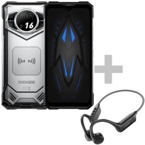 Celular Doogee S200 VIP 12GB de RAM / 256GB / Pantalla 6.72" / Dual SIM LTE-Mecha Plata (Global)