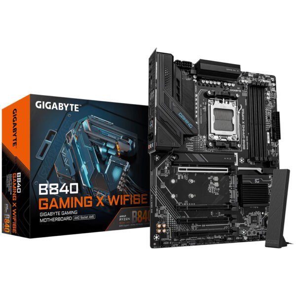 Placa Madre GIGABYTE B840 Gaming X WI-FI6E Socket AM5 DDR5
