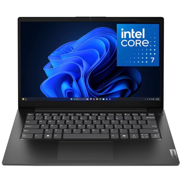 Notebook Lenovo V14 G5 Irl Intel Core 7 240H Pantalla Full HD 14.0" 16GB RAM 1Tb SSD Windows 11 Home - Negro (Inglés) (83HDA06JUS)