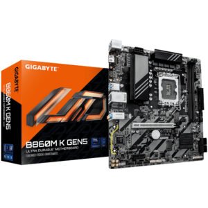 Placa Madre S1851 GIGABYTE B860M K GEN5 M.2 DDR5 HDMI PS2 USB3.2 Glan Som